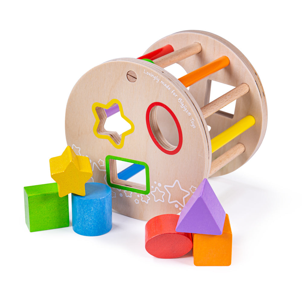 First Rolling Shape Sorter By Bigjigs Toys Us