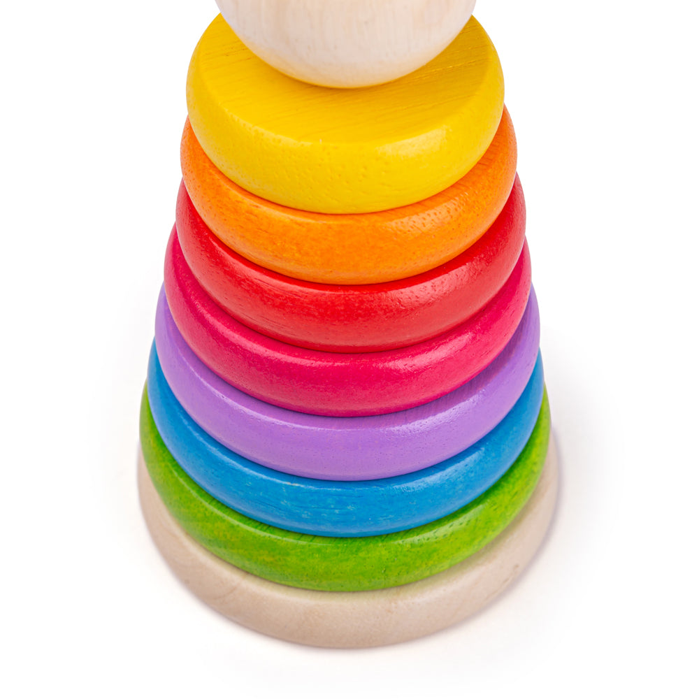 First Rainbow Stacker By Bigjigs Toys Us