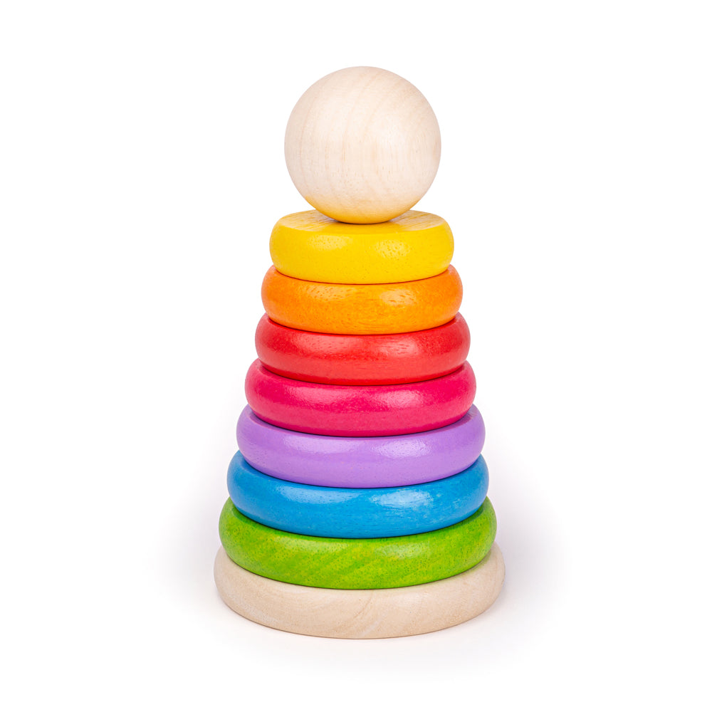 First Rainbow Stacker By Bigjigs Toys Us