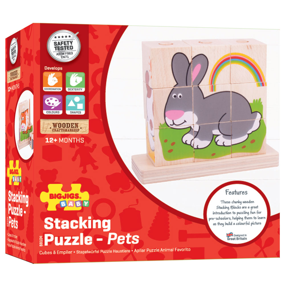 Stacking Blocks (pets) By Bigjigs Toys Us