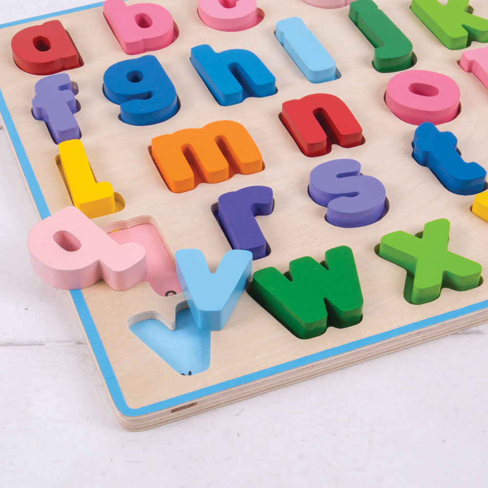 Chunky Alphabet Puzzle (lowercase) By Bigjigs Toys Us