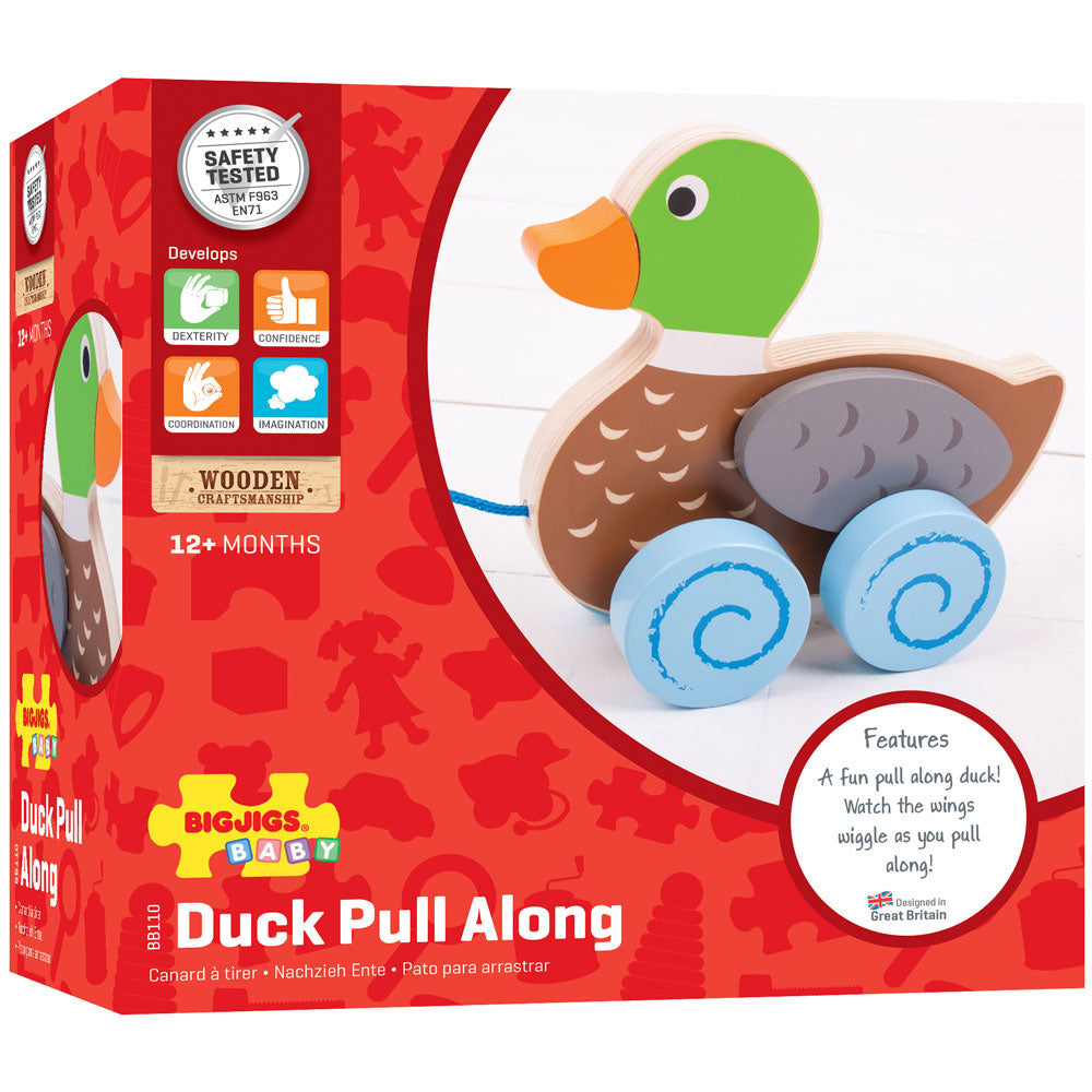 Duck Pull Along By Bigjigs Toys Us