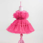 Diana Fuchsia Party Dress