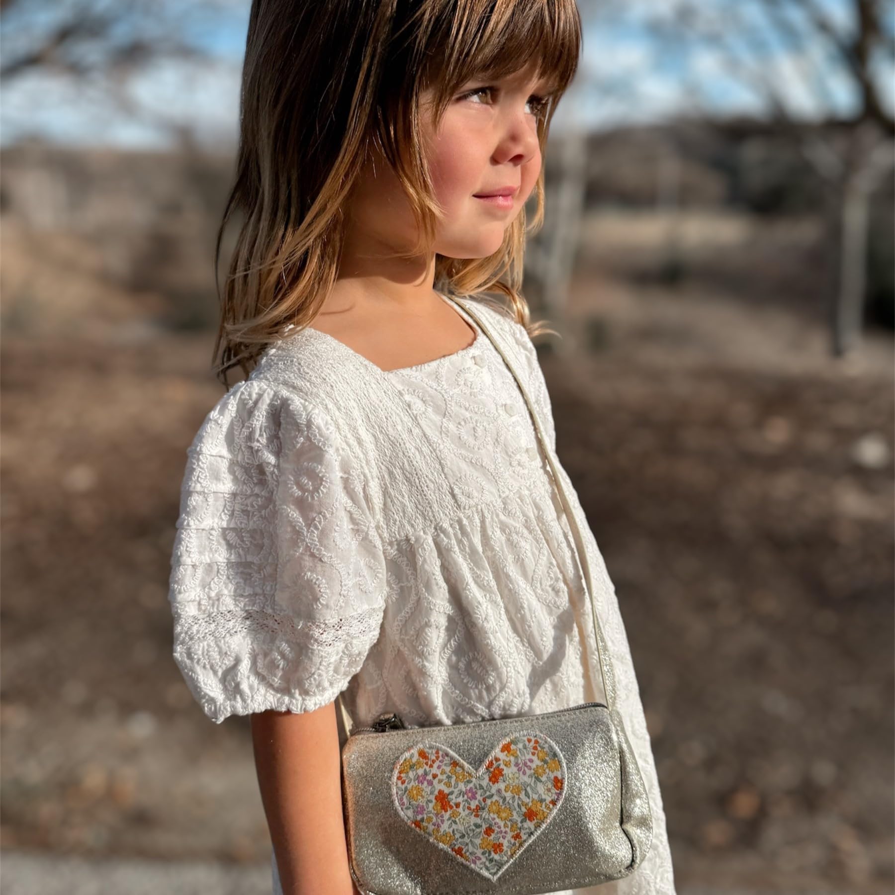Sparkly Glitter Heart Purse For Little Girls (ages 3–8, Toddlers) Cute And Stylish Design, Premium Quality