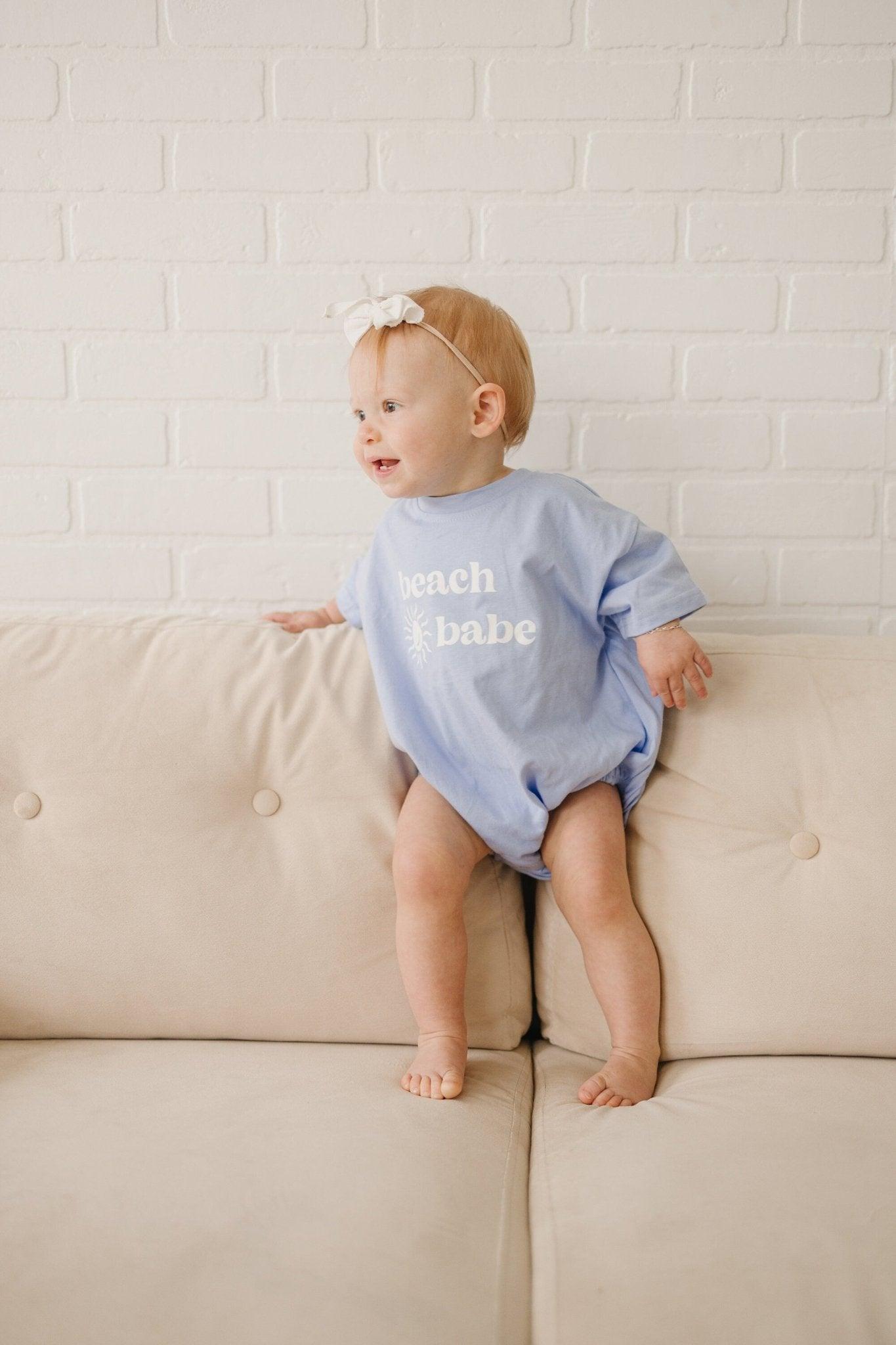 Beach Babe T-shirt Romper - More Colors