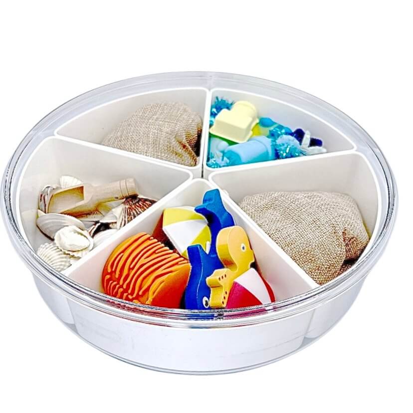 Beach Day, Ocean Theme Set With Kinetic Sand