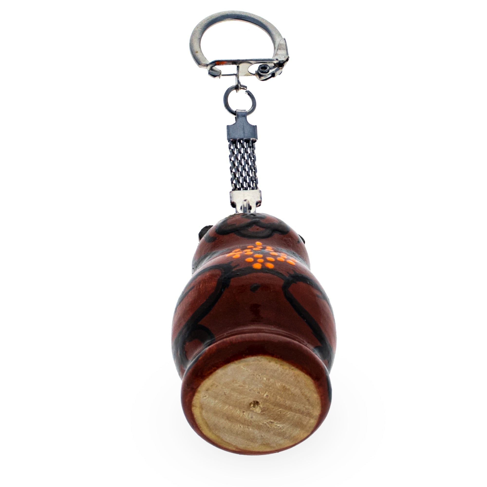 Brown Bear Wooden Key Chains 4 Inches