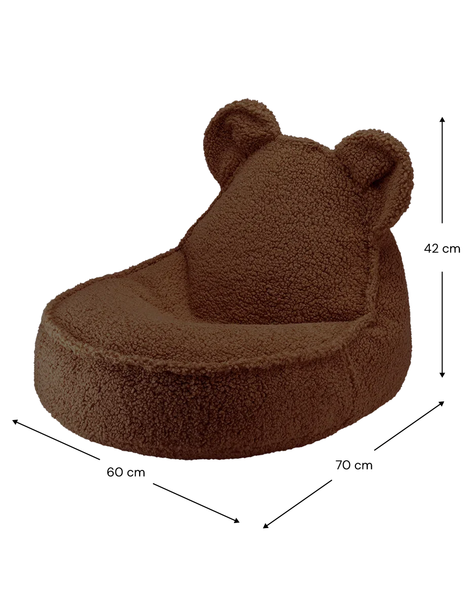 Warm Hazel Bear Beanbag