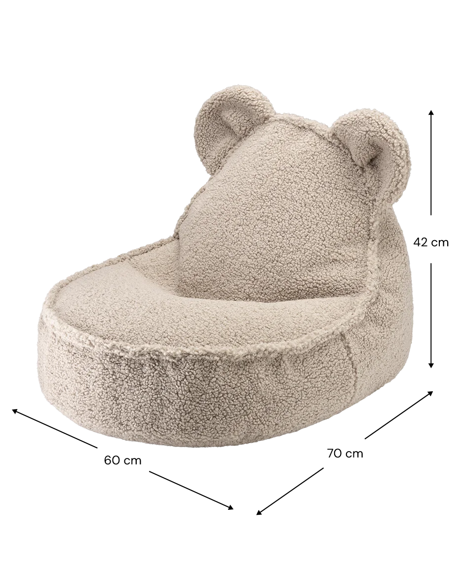 Biscuit Bear Beanbag And Ottoman Set