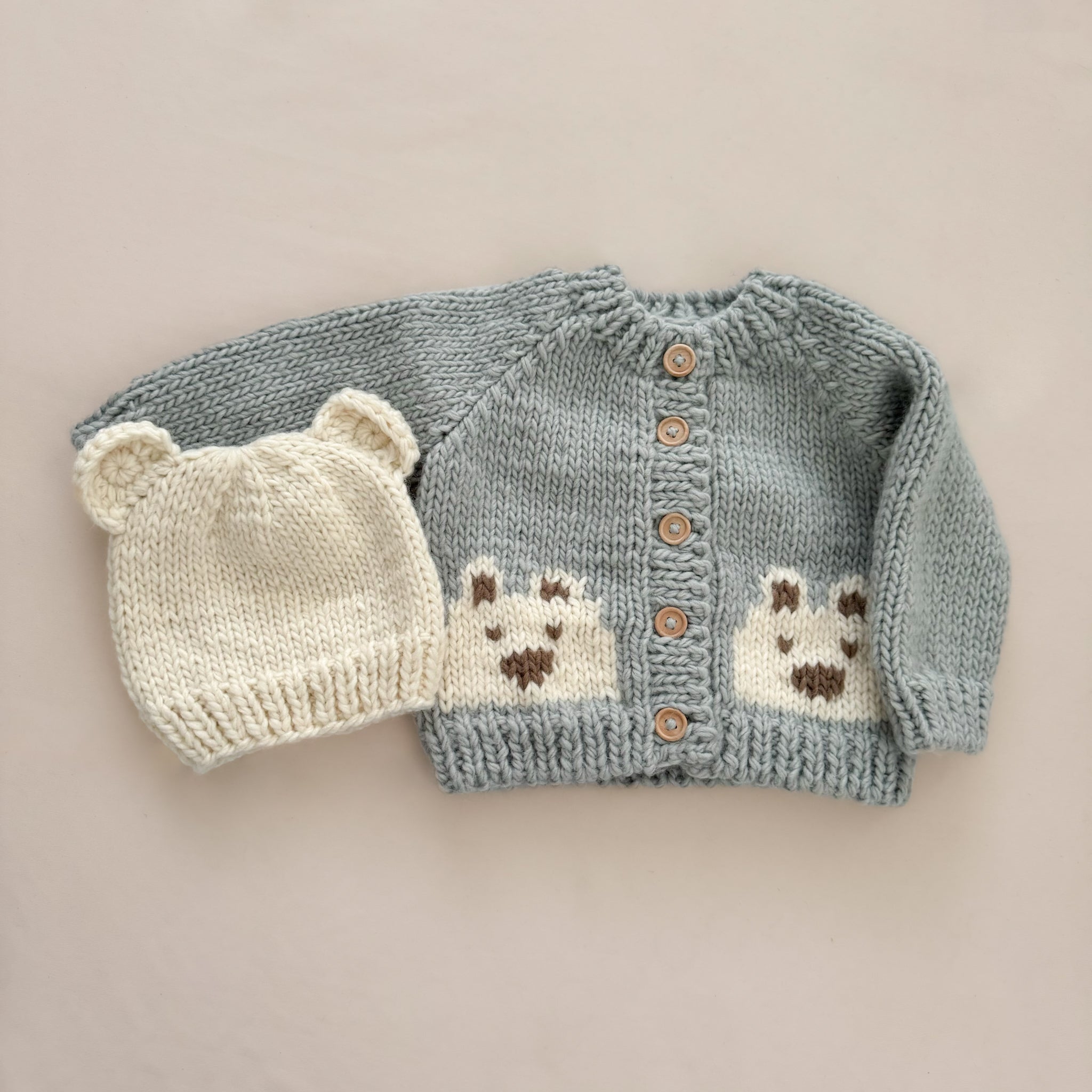 Bear Cardigan, Bowie Grey