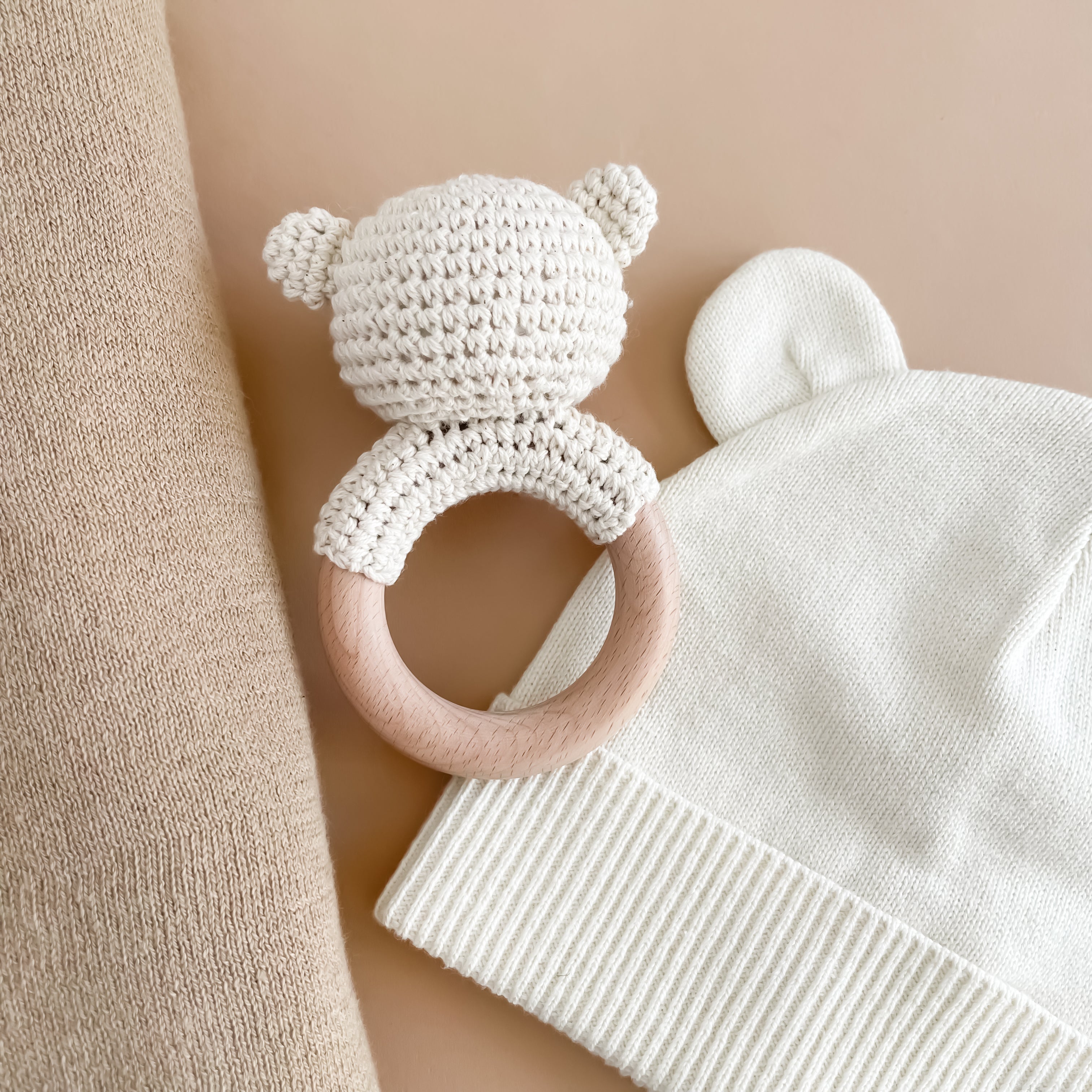 Cotton Baby Honey Bear Gift Set