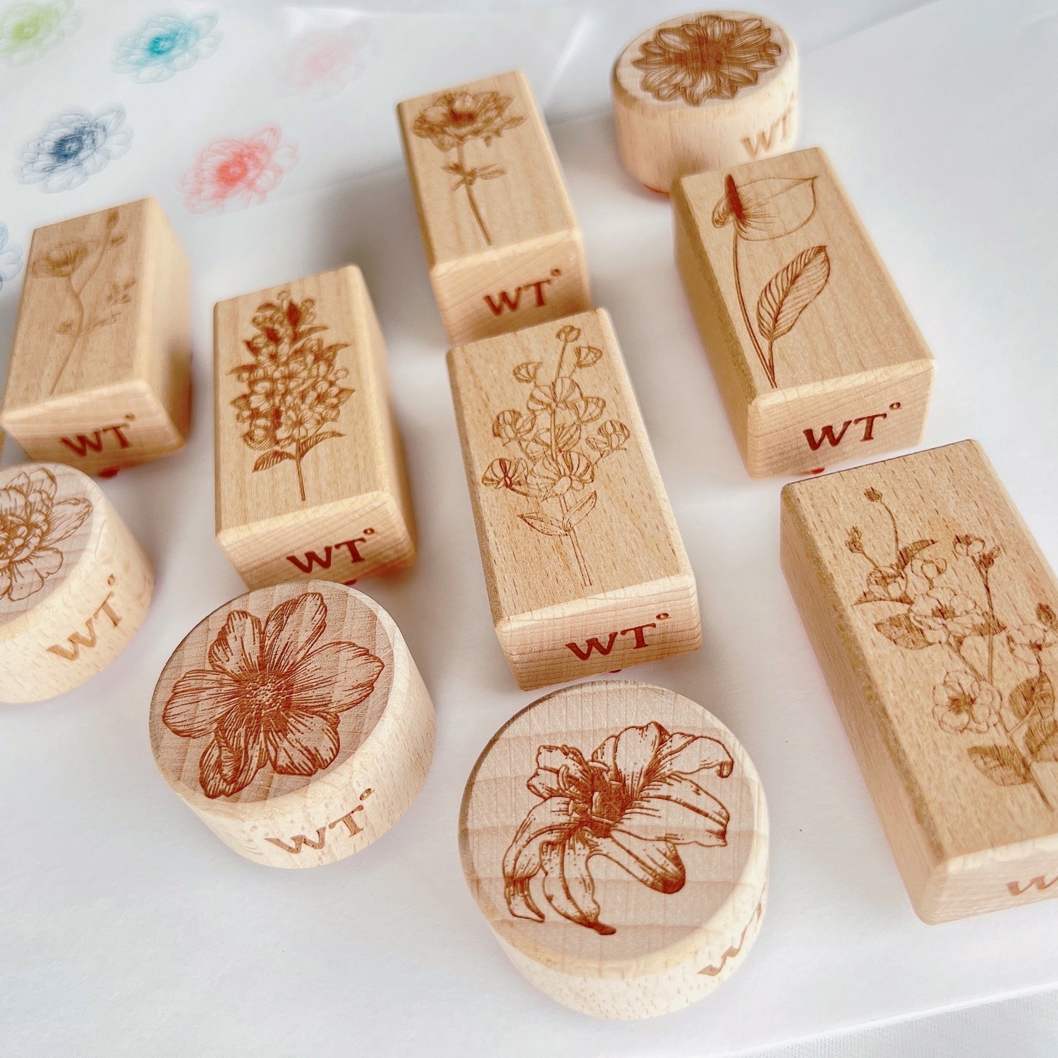 Floral Chorus Stamp Set by The Washi Tape Shop