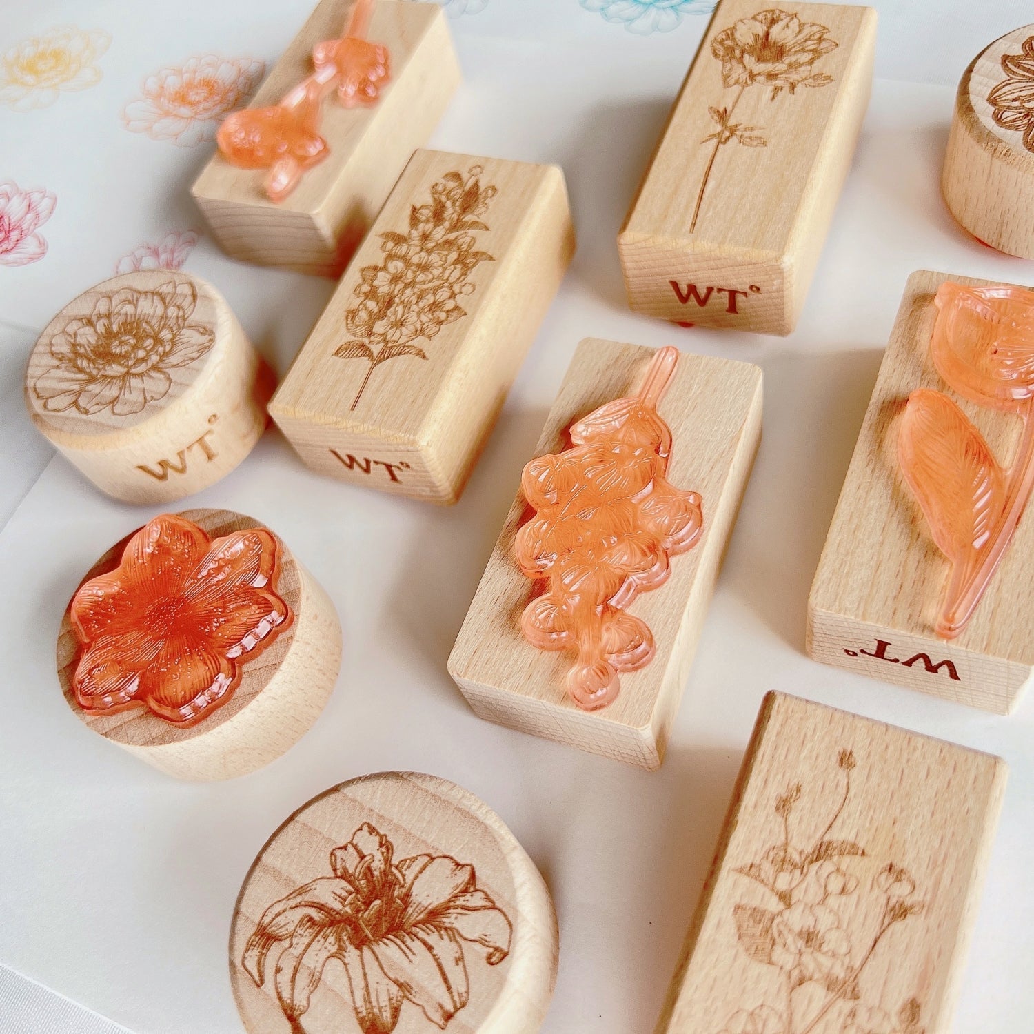 Blossom Stamp Set by The Washi Tape Shop