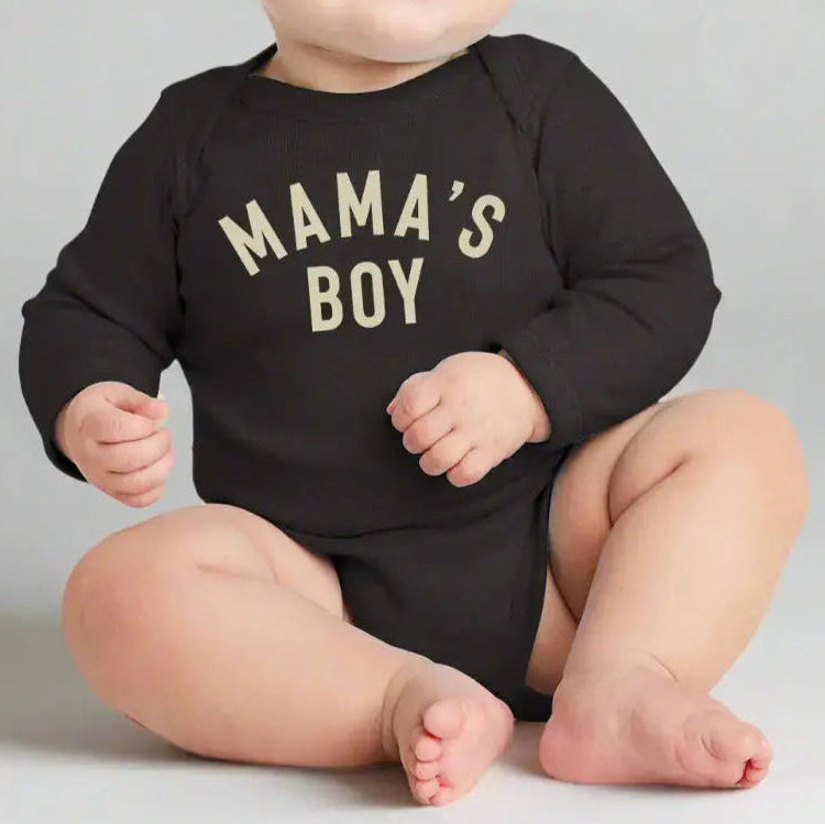 Mama & Mama’s Boy Matching Sweatshirts | Mother Son Outfit Set