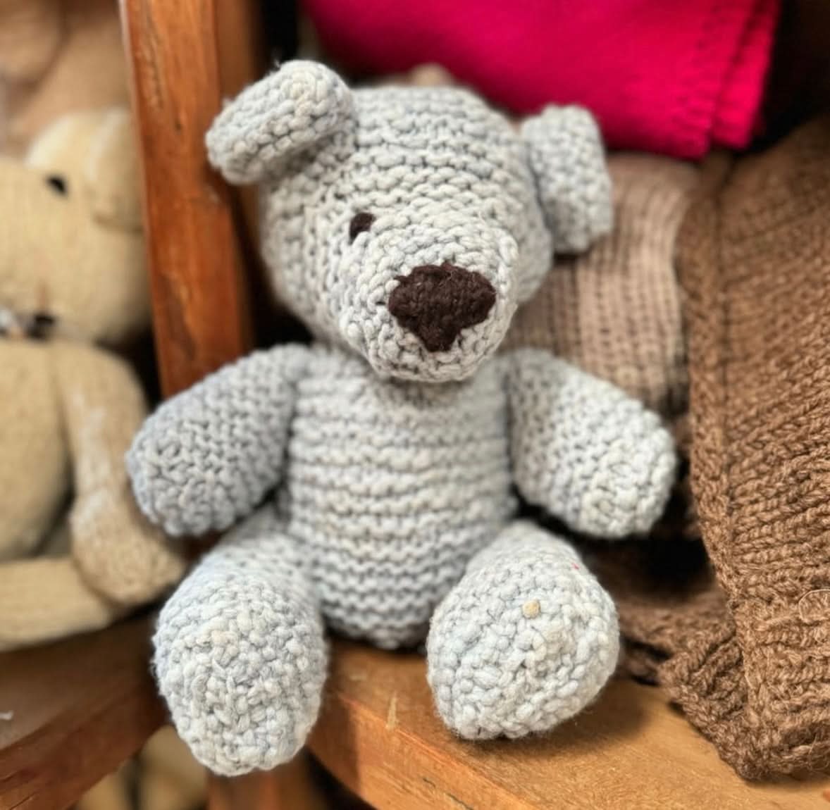 Wool Knit Buddy  | Zee The Blue Bear