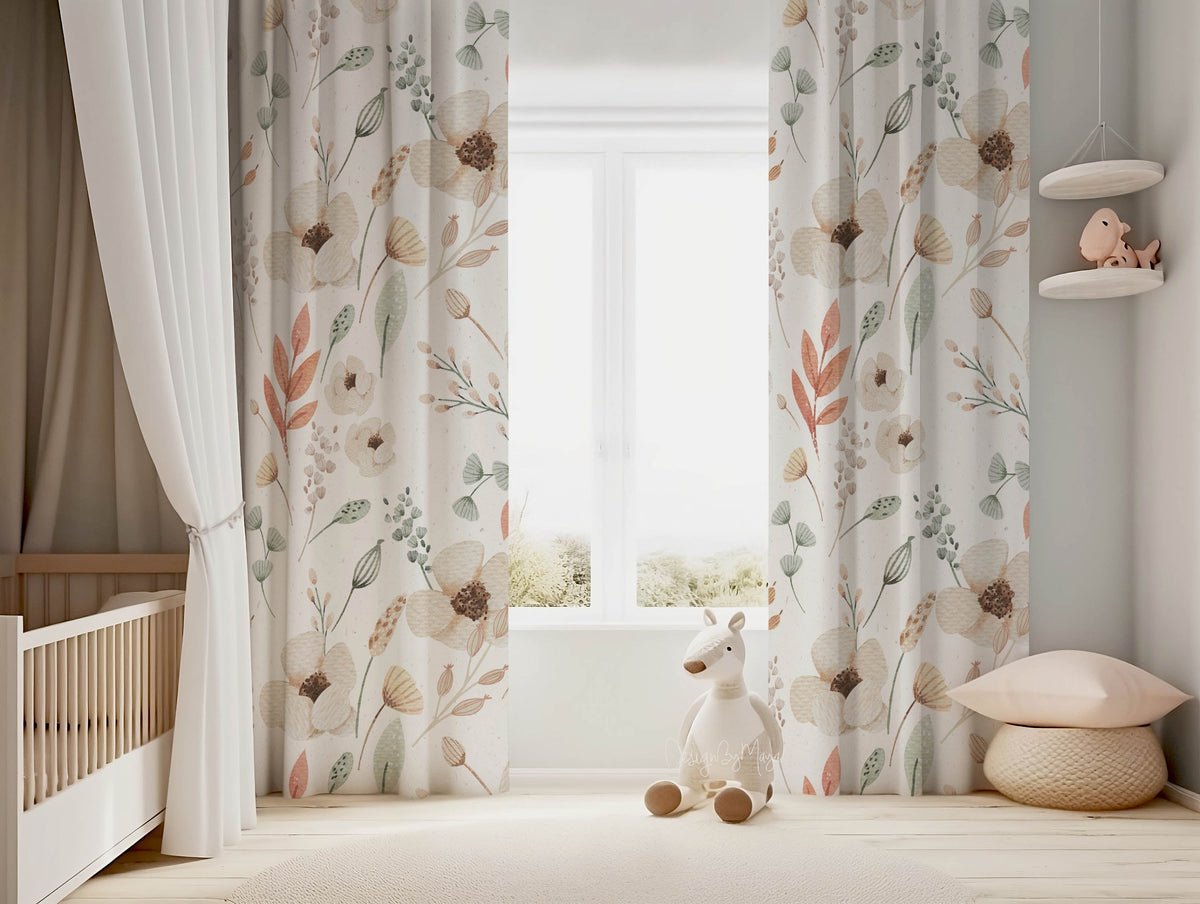 Alphabet Theme Curtain - Kids Room Curtain