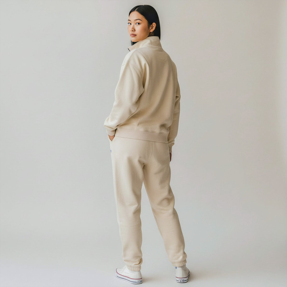 Half-zip Nursing Sweater