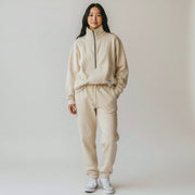 Half-zip Nursing Sweater