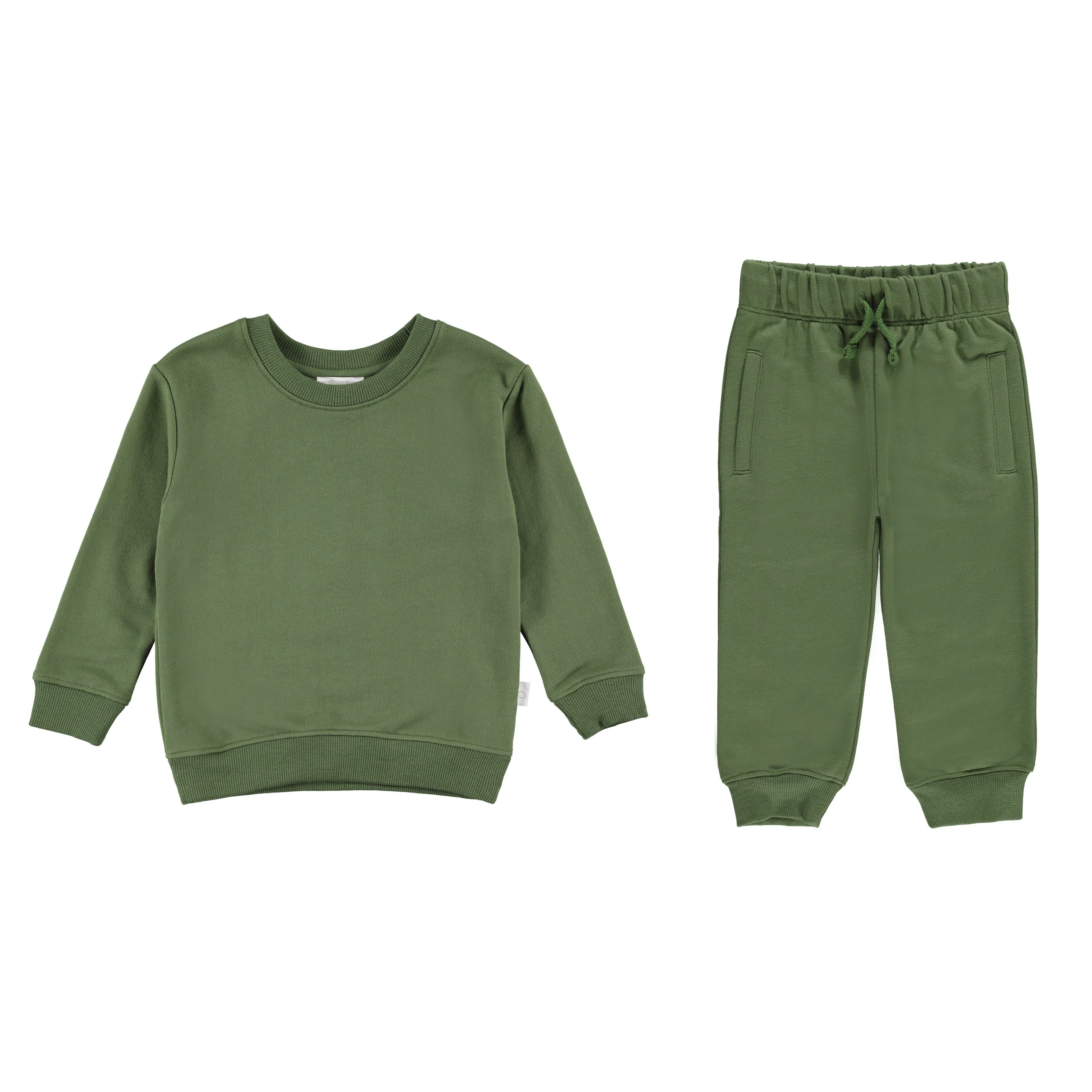 French Terry Set - Bronze Green