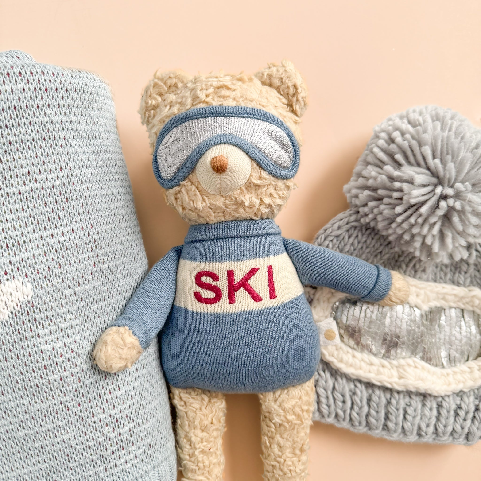 Benjamin Bear Ski Plushie Toy