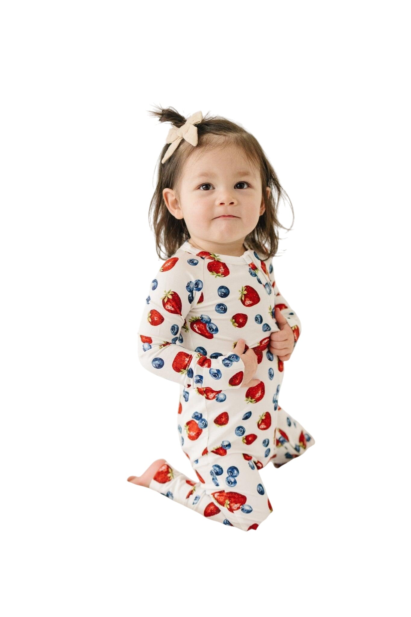 Berry Sweet Bamboo Zippy Romper