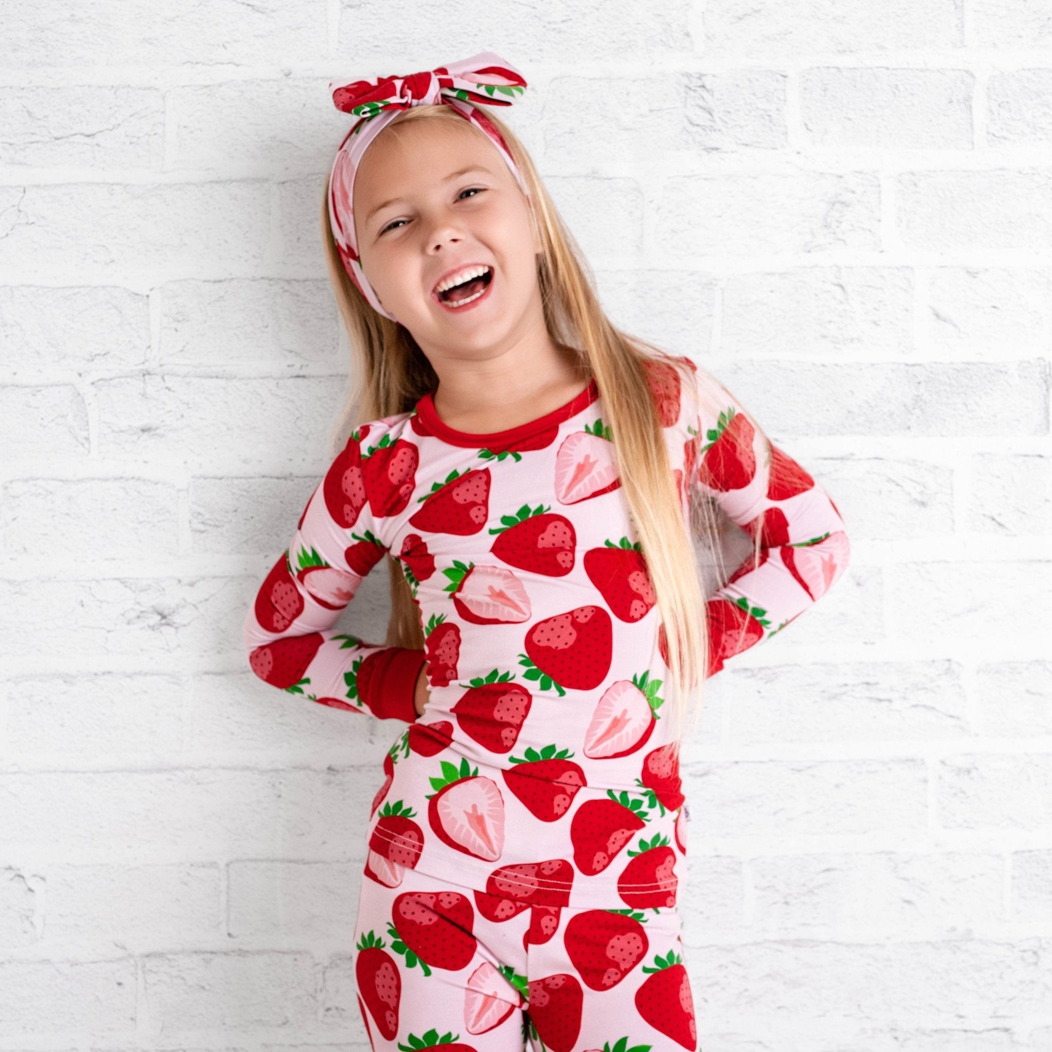 Berry Sweet (strawberry) Long Sleeve Pj's