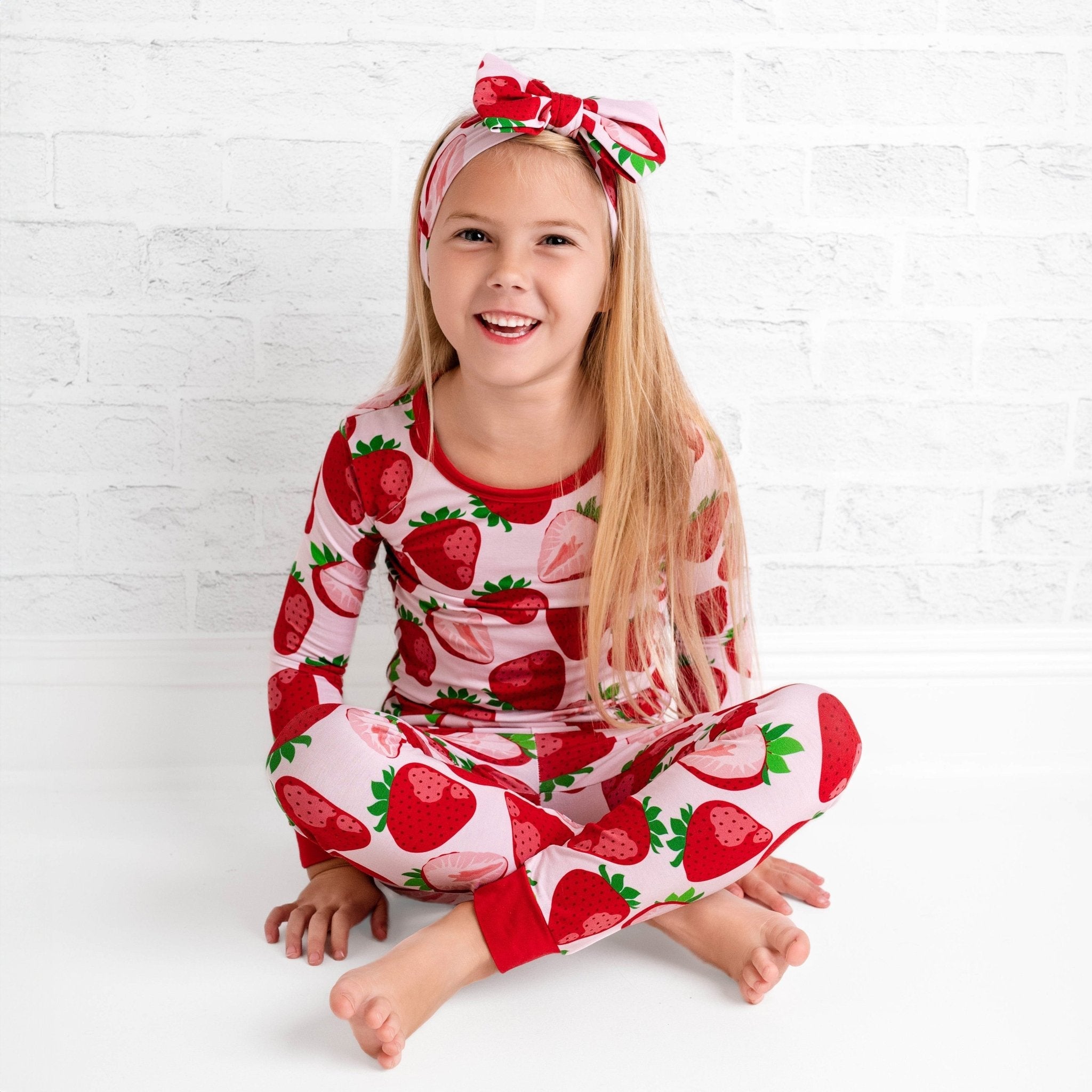 Berry Sweet (strawberry) Long Sleeve Pj's