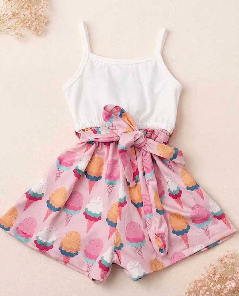Betty Camisole Romper - Sunny Sundae