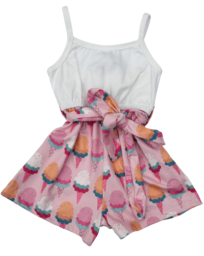 Betty Camisole Romper - Sunny Sundae