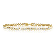 Bezel Tennis Bracelet