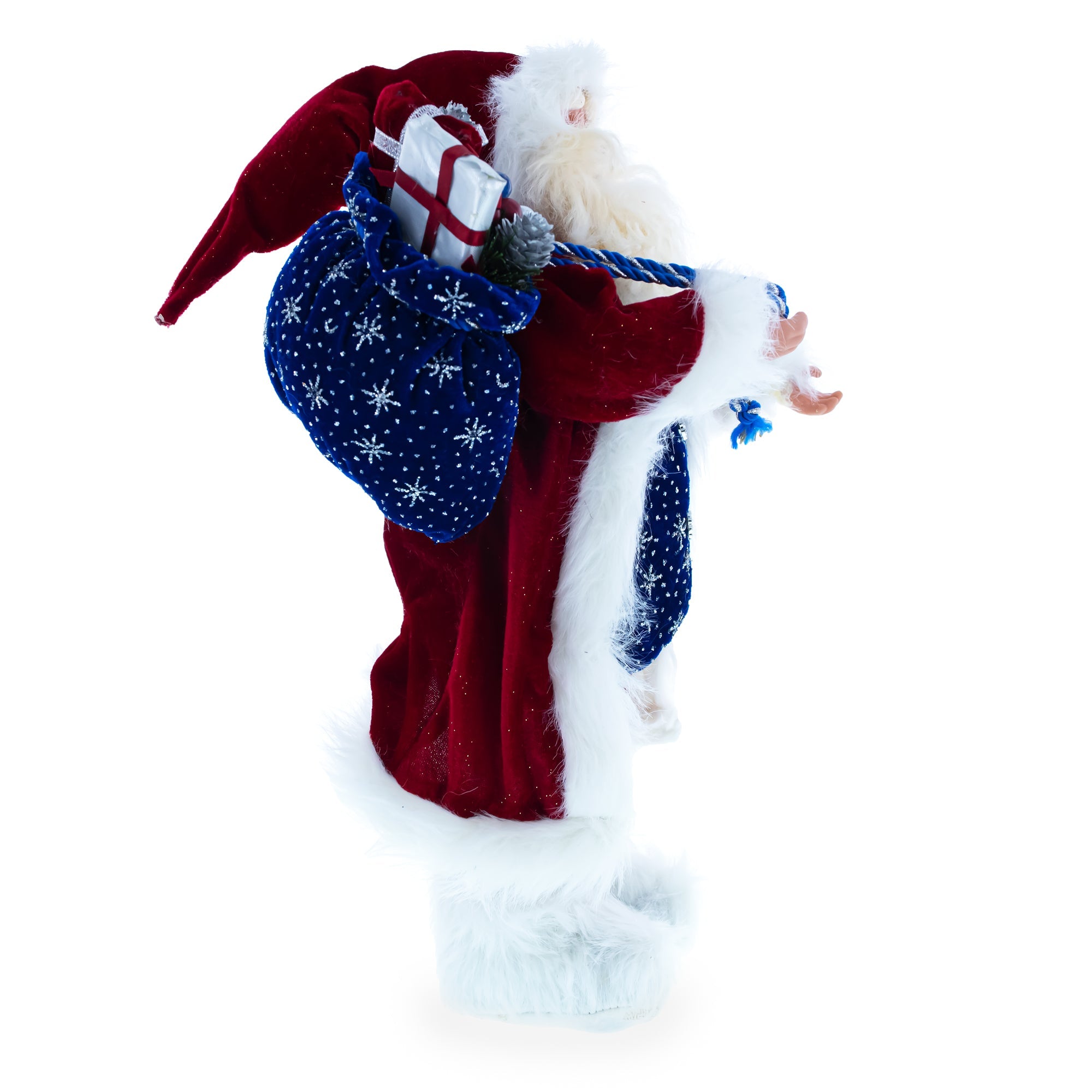 Standing Santa Fabric Figurine 18 Inches