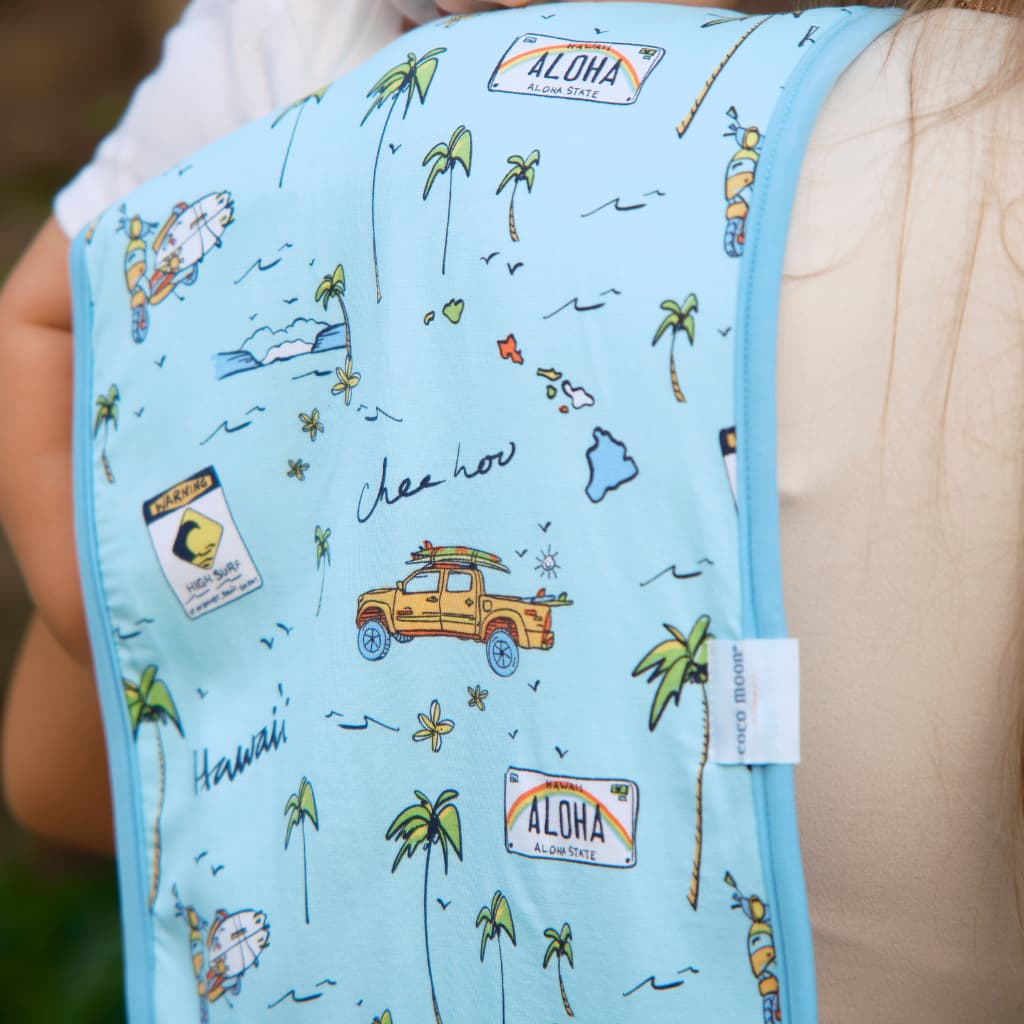 We Go Holoholo Burp Cloth