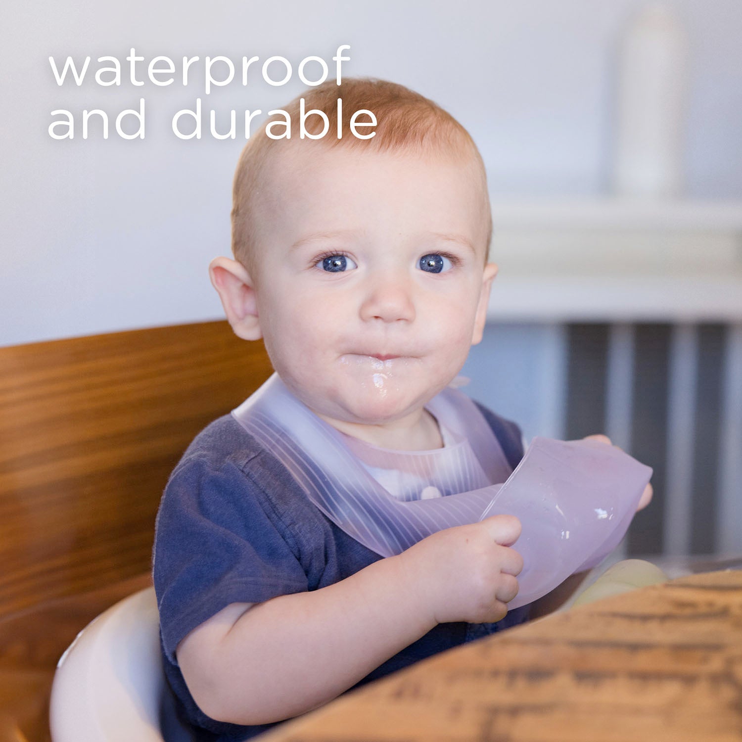 Silicone Bib For Mess-free Self-feeding