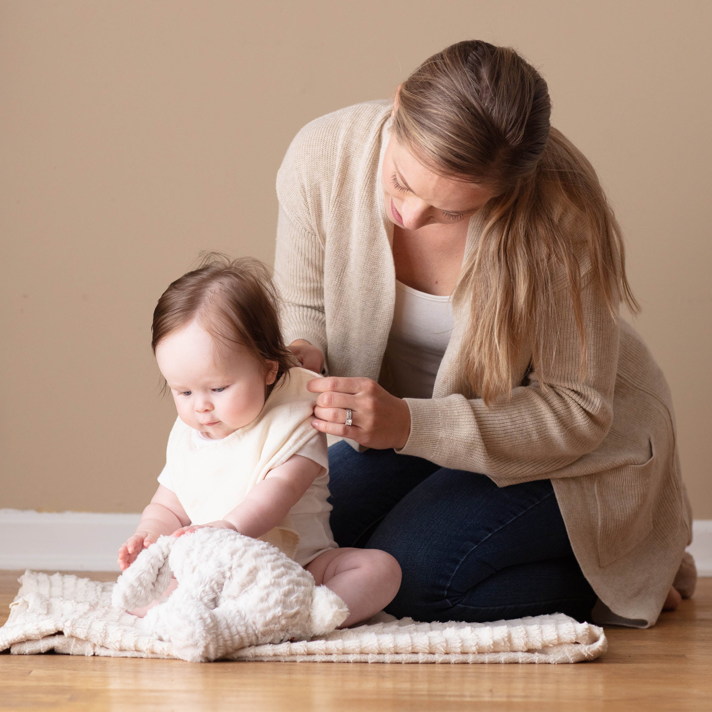 Organic Cotton Muslin Baby Bibs 3-pack