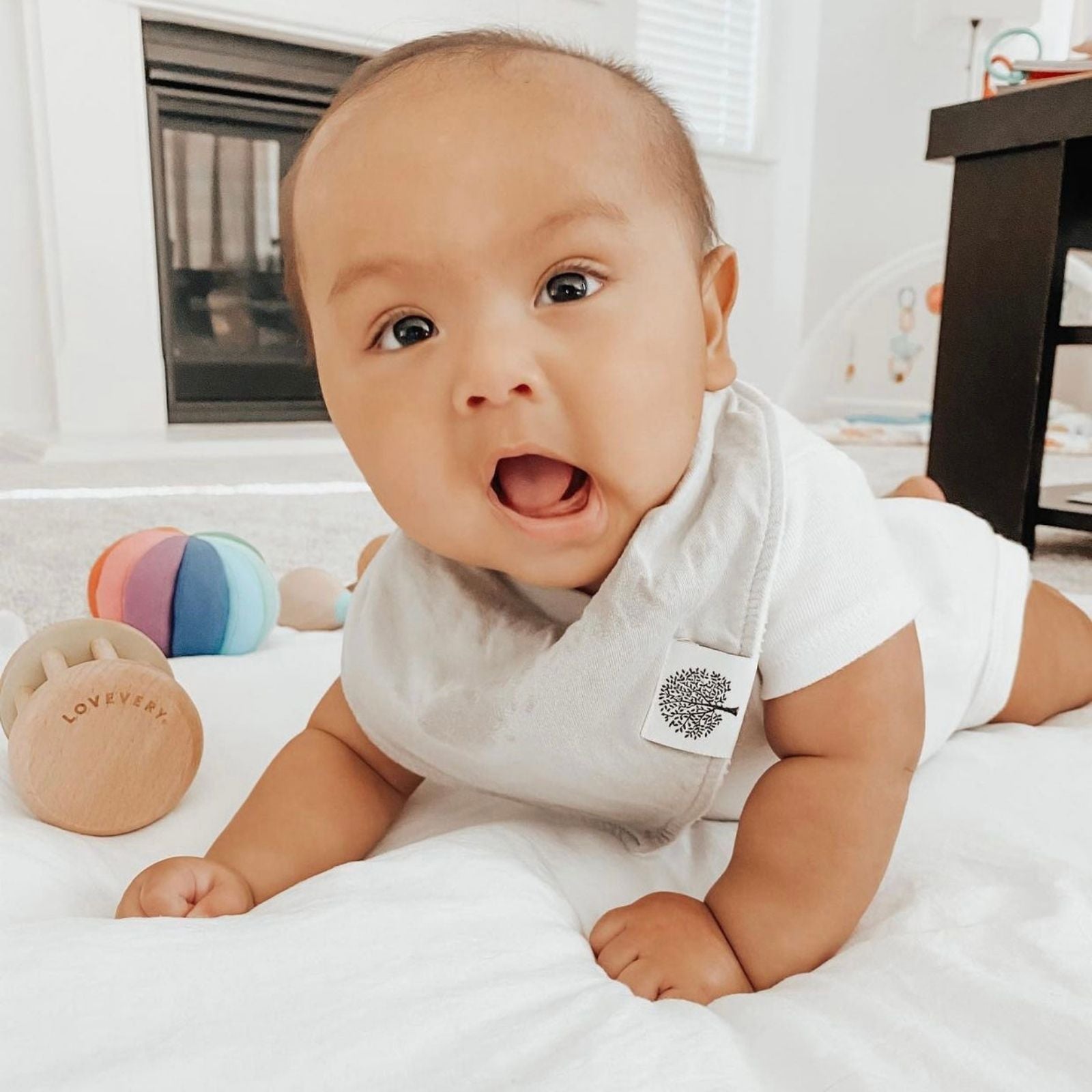 Cloud Bandana Bib Set (8 Pack)