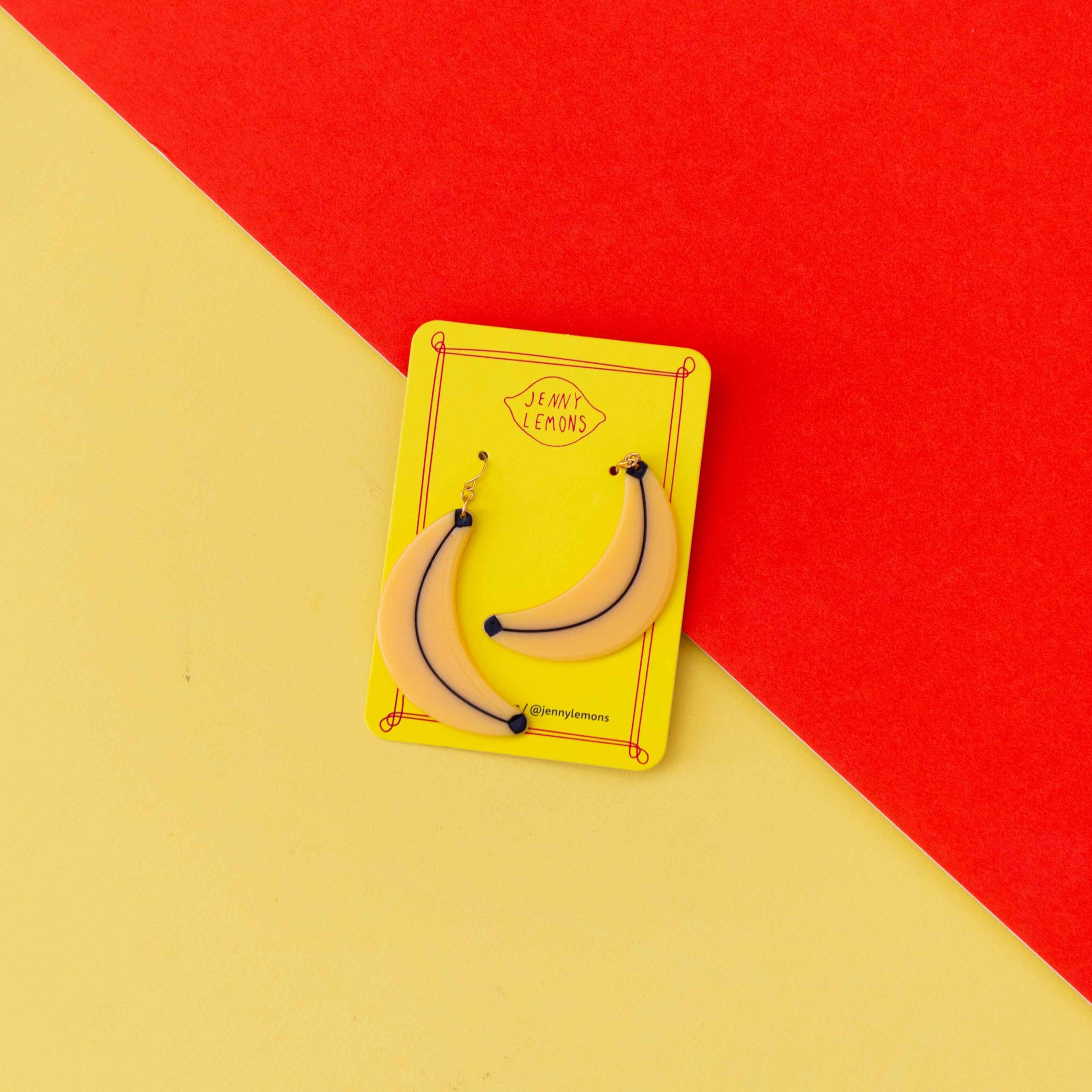 Banana Acetate Earrings