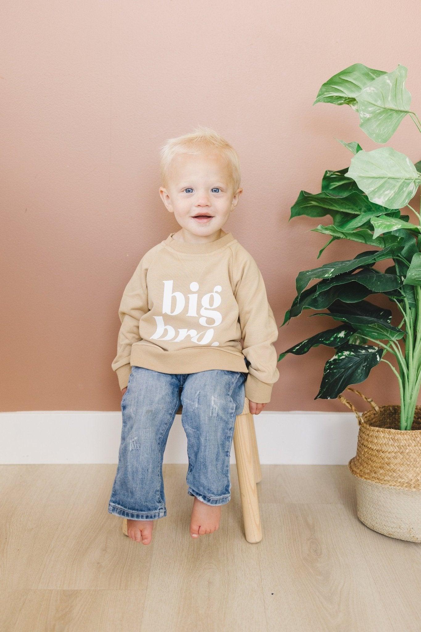 Big Bro Crewneck Sweatshirt *6-9 & 9-12 Months Left