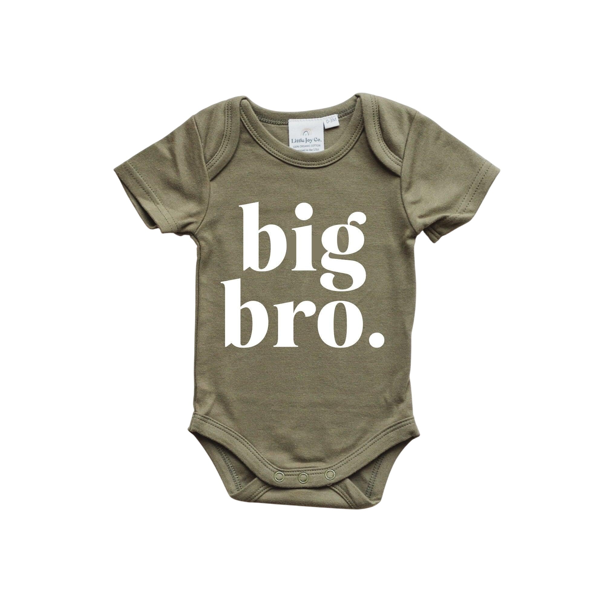 Big Bro Organic Cotton Bodysuit - More Colors