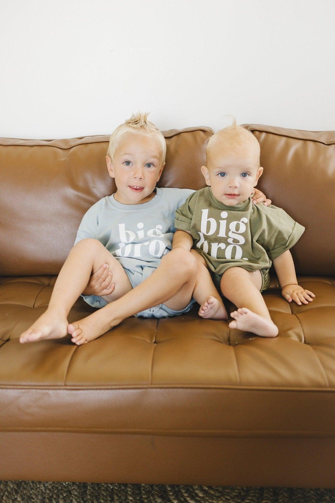 Big Bro Sweatshirt Romper - More Colors