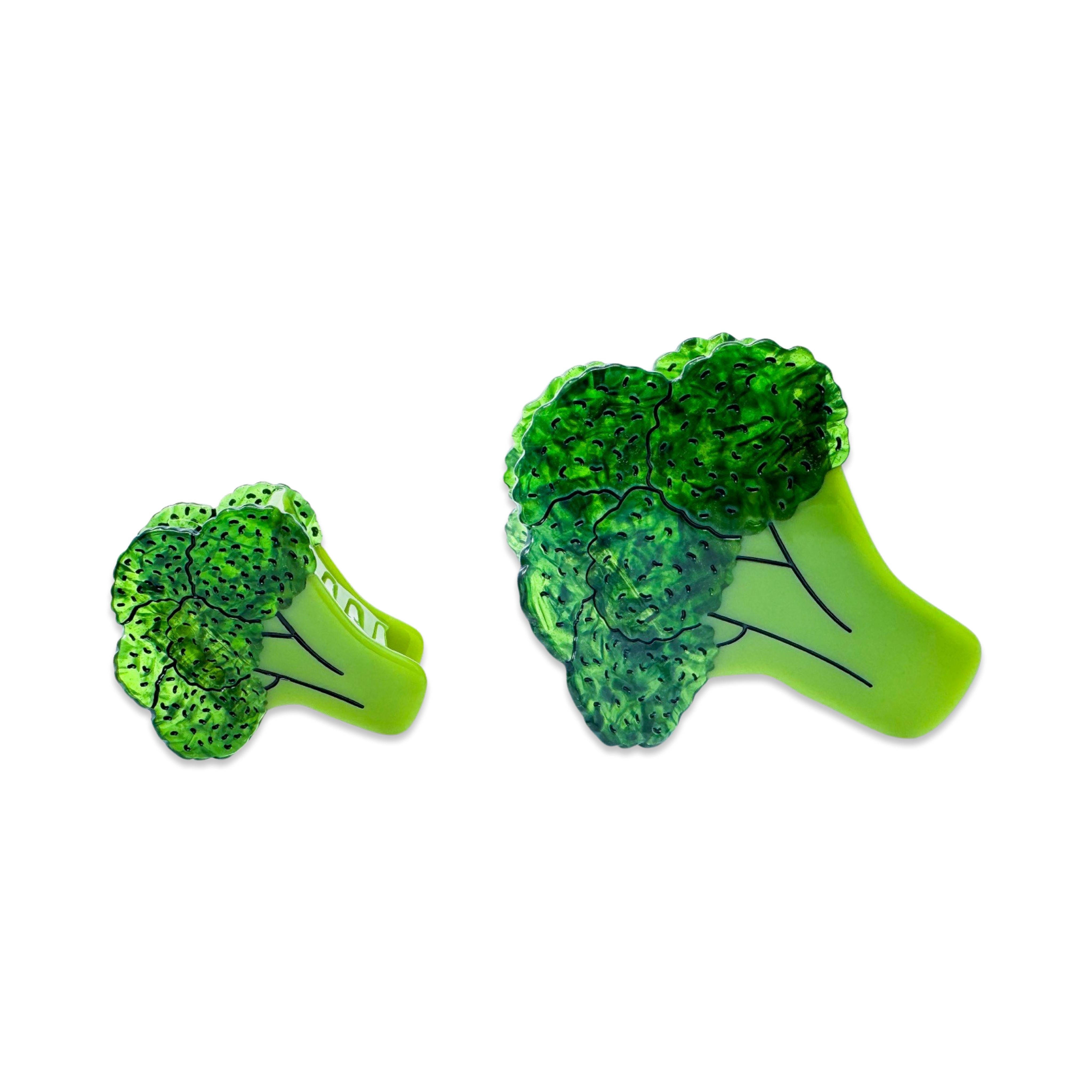 Large Broccoli Hair Claw Clip