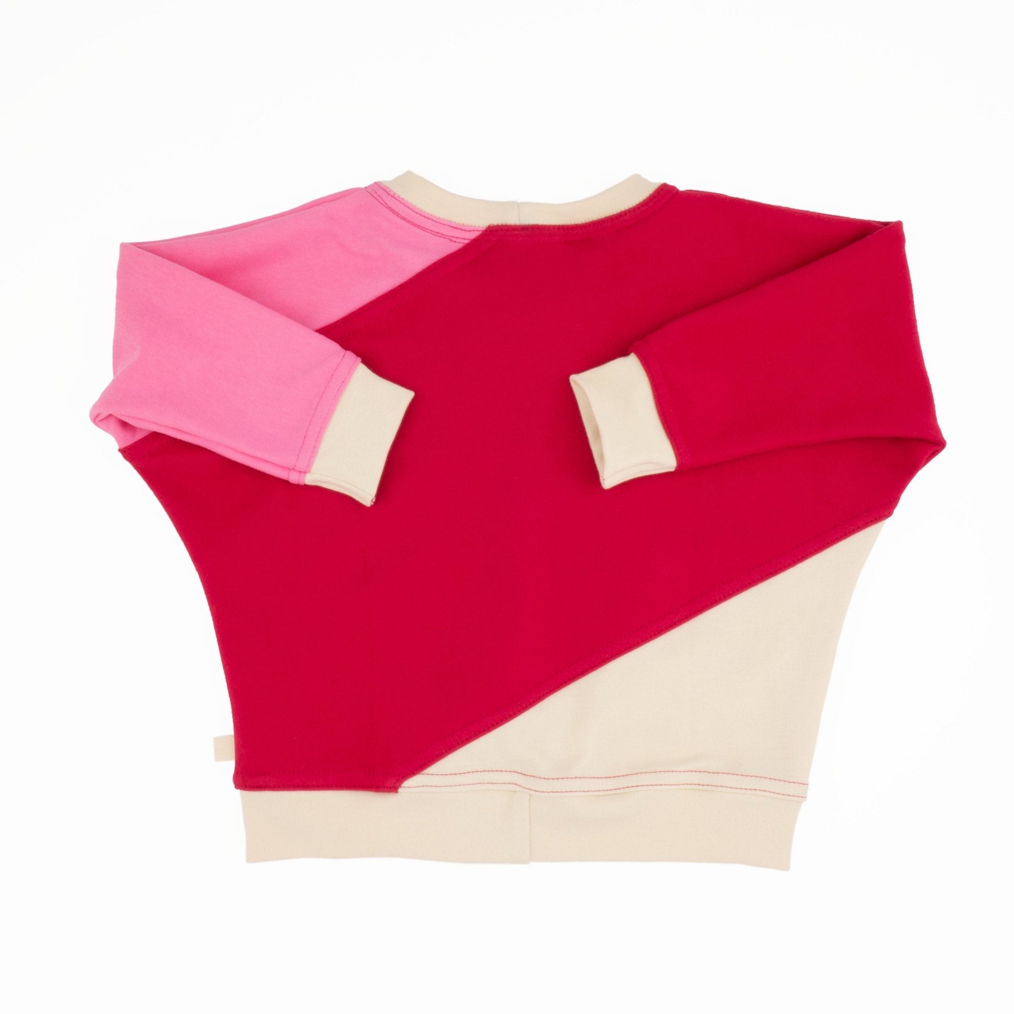 Big Kid Diagonal Colorblock Sweatshirt