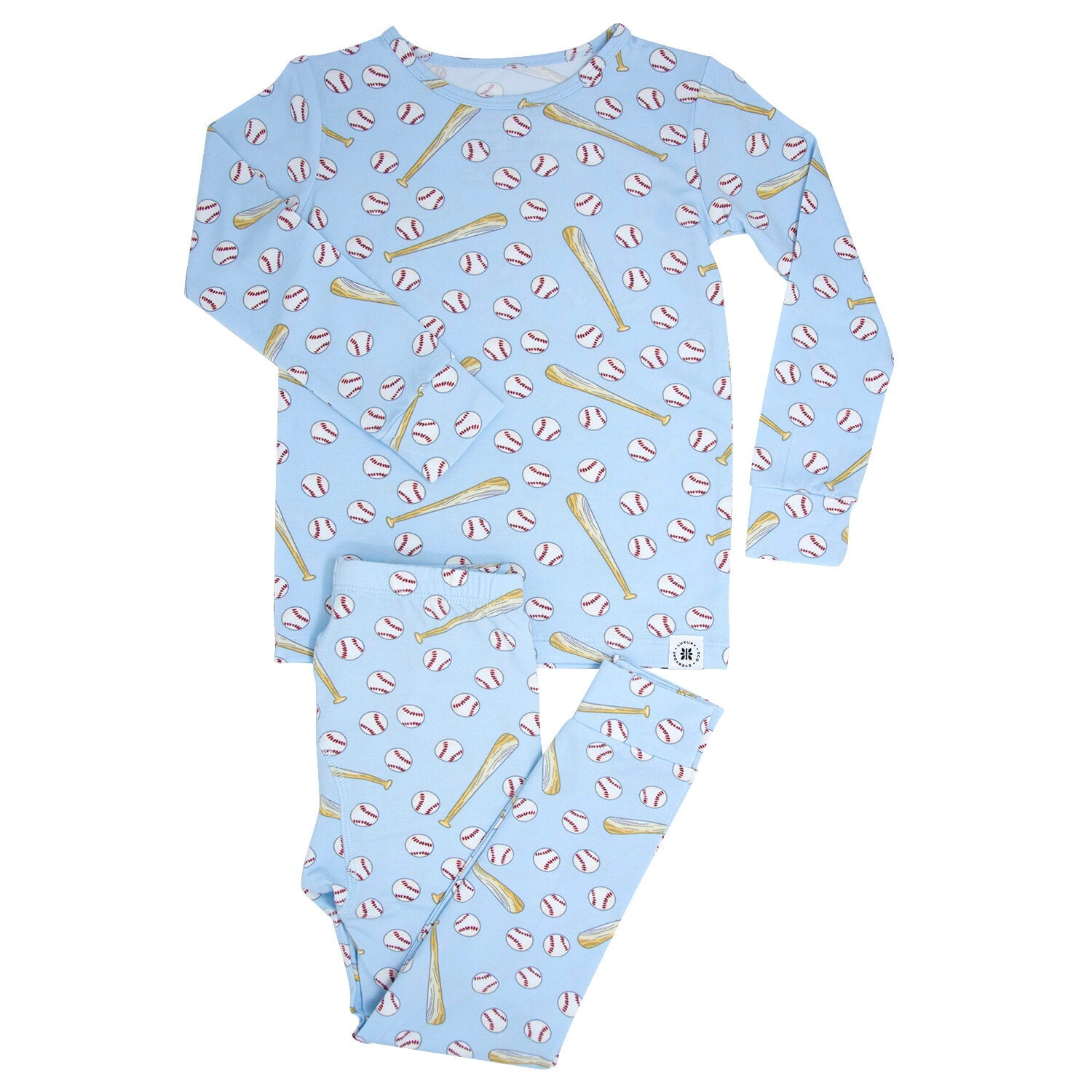 Big Kid Pajama - Little Slugger Blue