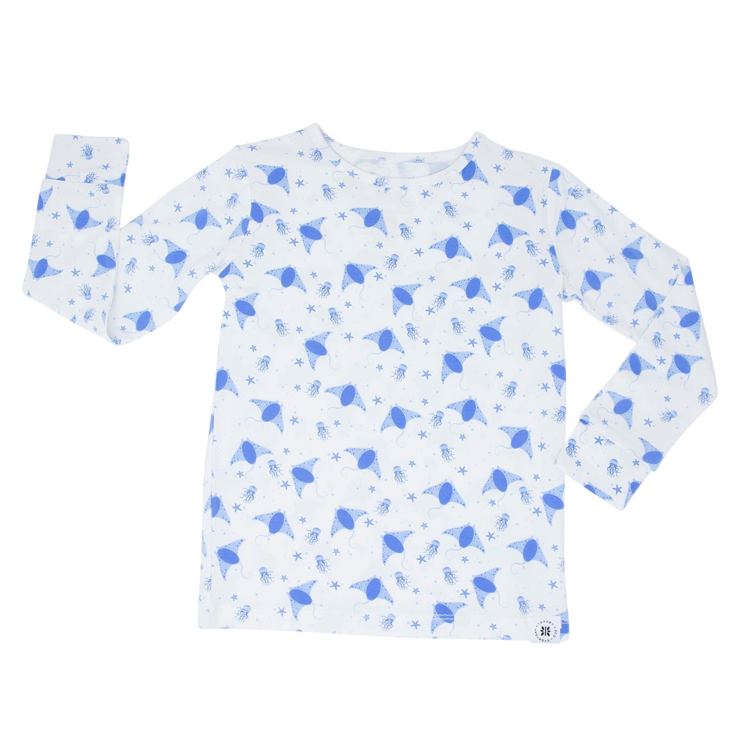 Big Kid Pajama - Stingray Blue