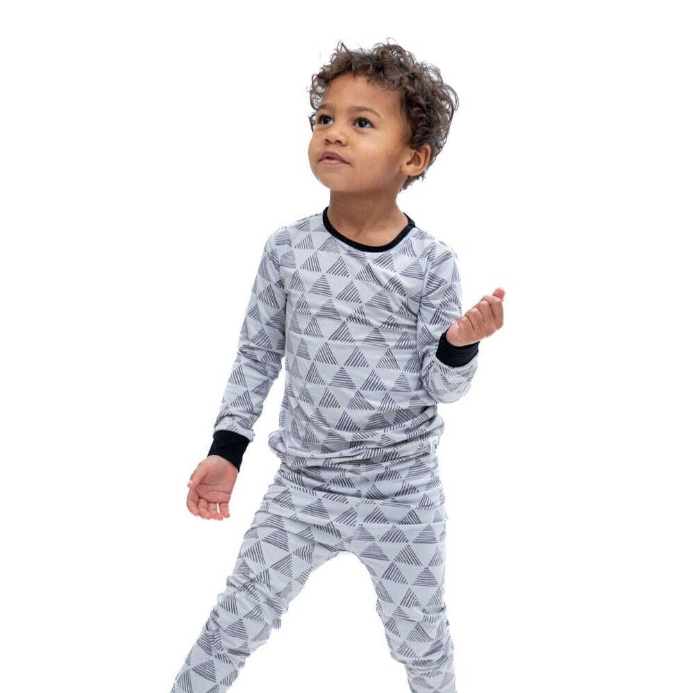 Big Kid Pajama - Geo Triangle