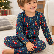 Navy Nutcracker Big Kid Pajama