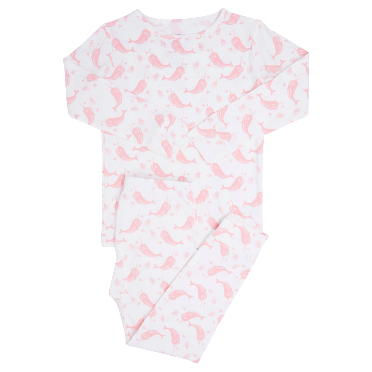 Big Kid Pajama - Narwhal Pink