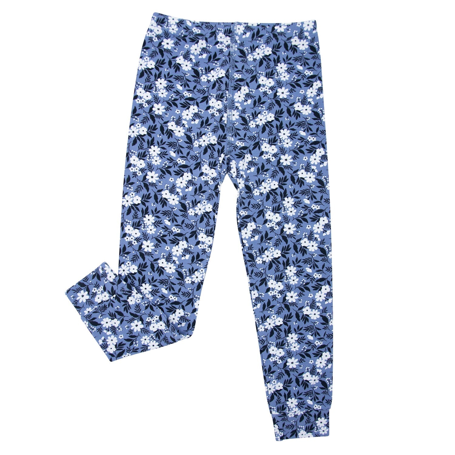 Big Kid Pajama - Vintage Floral Blue