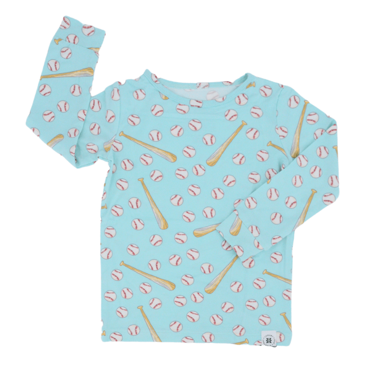 Big Kid Pajama - Little Slugger Aqua