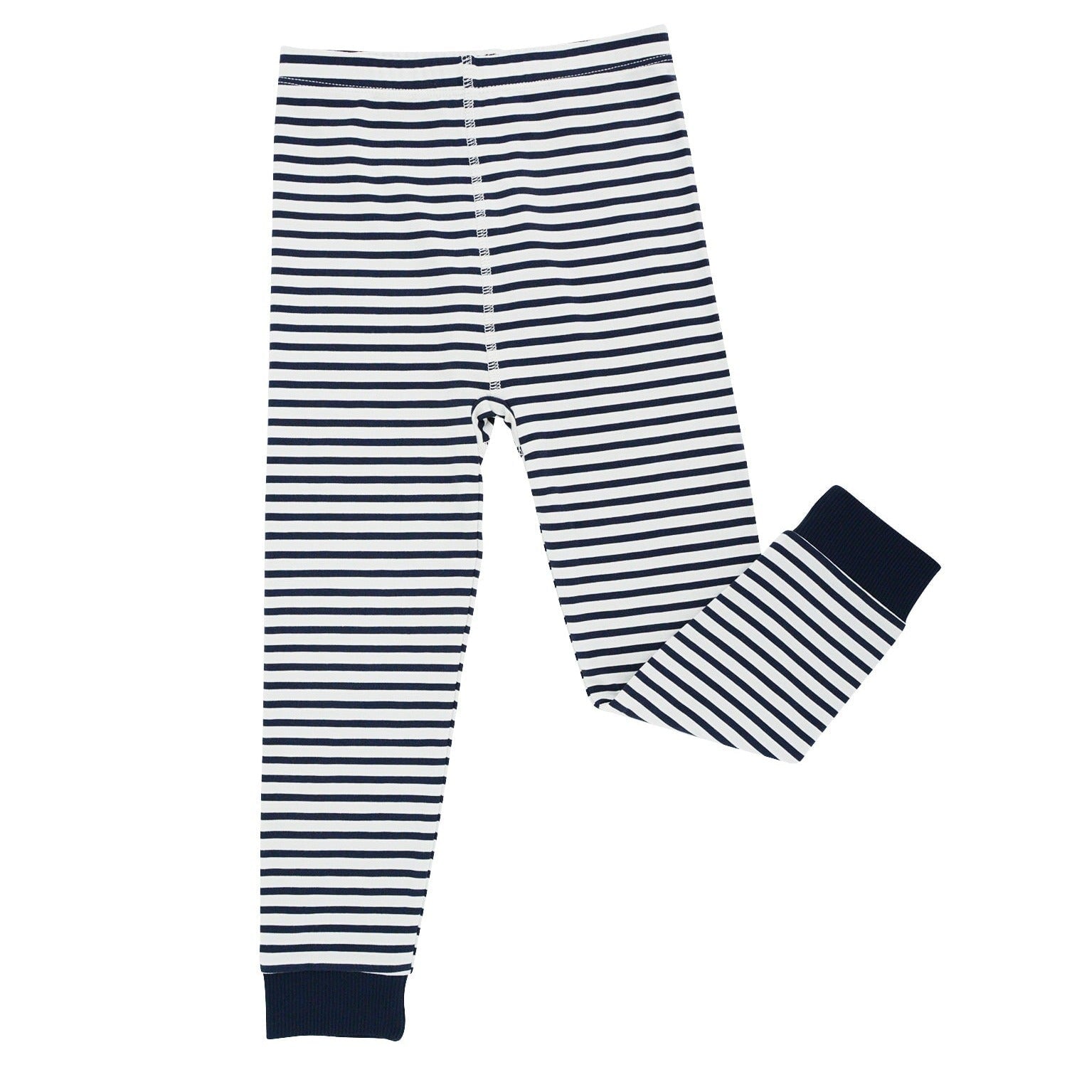 Big Kid Pajama - Navy Stripe