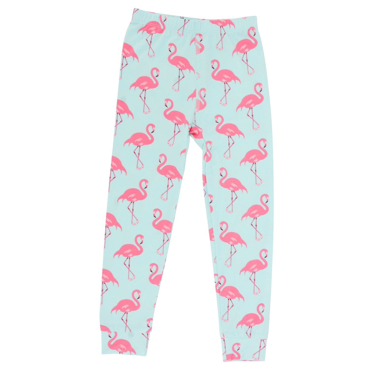 Big Kid Pajama - Flamingo Aqua
